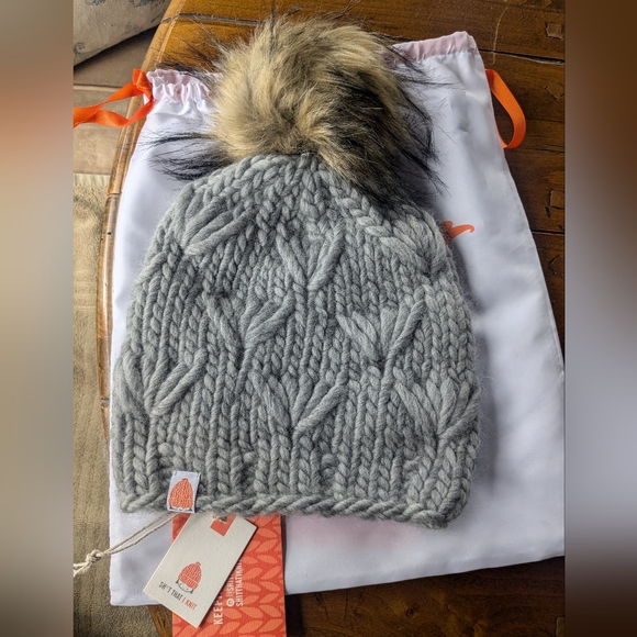 Sh*t That I Knit Motley Beanie Grey NWT - Picture 2 of 8